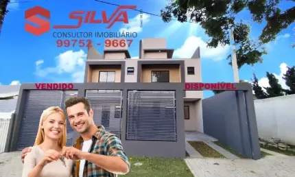 Sobrado  Triplex c/129m² - 03 Qtos sendo 01 Suíte  - Terraço -  Bairro Pinheirinho - Curitiba