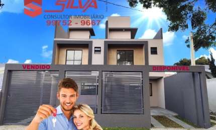 Sobrado  Triplex c/145m² - 03 Qtos sendo 01 Suíte  - Terraço -  Bairro Pinheirinho - Curitiba