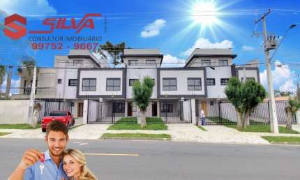 Sobrado Triplex  c/135m² c/ Quintal - c/ 03 Qtos sendo 01 Suíte Master - Terraço  Lounge - Instalação p/ Ar Condicionado - Cajuru - Curitiba