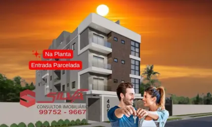 Apto c/ Entrada Parcelada - Terraço c/ Churrasqueira - 02 quartos sendo 01 Suíte – Elevador – Emiliano Perneta - Pinhais