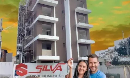 Apartamento no centro - c/66m² - 02 qtos sendo 01 suíte c/ sacada - sala de estar c/ sacada c/ churrasqueira - pinhais - pr