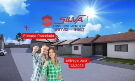 Casa  Quintal c/ 52m² - 02 Quartos - Bairro Estados - Fazenda Rio Grande - PR