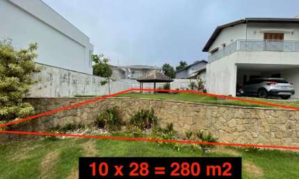 Lote à venda no condomino Real Park, 280 m² por R$ 1.300.000 - Real Park - Mogi das Cruzes/SP