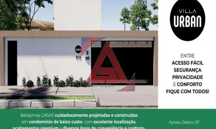 Casa com 2 quartos à venda no Ayrosa, Osasco 