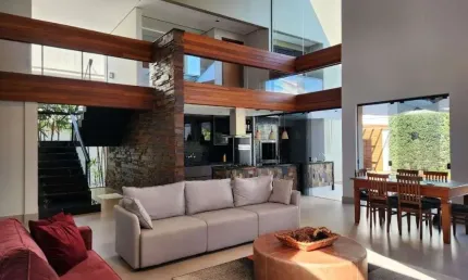 Casa com 4 dormitórios sendo 3 suítes à venda, 380 m² por r$ 3.995.000 - condomínio sun lake re