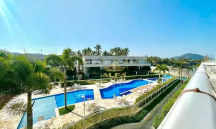 Frente mar - casa à venda com 5 suítes - lazer completo - 5 vagas - pernambuco - guarujá/sp