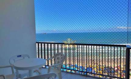 Frente mar - Apartamento à venda com 3 dormitórios - Condomínio com lazer - 2 vagas - Pitangueiras - Guarujá/SP