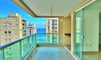 Apartamento com 3 dormitórios sendo 1 suíte  à venda - Lazer - Vista para o mar - Praia Pitangueiras - Guarujá/SP.