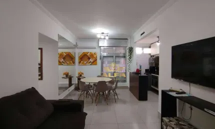 Apartamento com 2 dormitórios à venda, 45 m² por R$ 380.000,00 - Pitangueiras - Guarujá/SP
