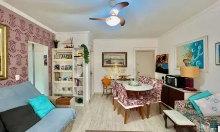 Apartamento à venda, 56 m² por r$ 350.000,00 - jardim astúrias - guarujá/sp