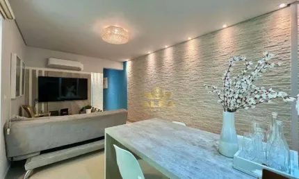 Apartamento com 2 dormitórios à venda, 108 m² por R$ 820.000,00 - Pitangueiras - Guarujá/SP