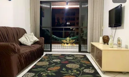 Apartamento com 3 dormitórios à venda, 90 m² por R$ 440.000,00 - Tombo - Guarujá/SP