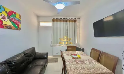 Apartamento com 2 dormitórios à venda, 65 m² por r$ 320.000,00 - pitangueiras - guarujá/sp