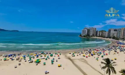 Apartamento com 4 dormitórios à venda, 184 m² por r$ 1.000.000,00 - jardim astúrias - guarujá/sp