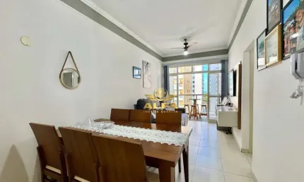 Apartamento com 2 dormitórios à venda, 70 m² por r$ 390.000,00 - pitangueiras - guarujá/sp