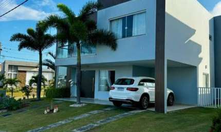 Casa em condomínio fechado com 5 quartos à venda na Rodovia Ba-099, 22, Abrantes, Camaçari