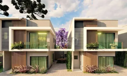 Sobrado com 3 dormitórios à venda, 126 m² por R$ 820.000,00 - Hauer - Curitiba/PR