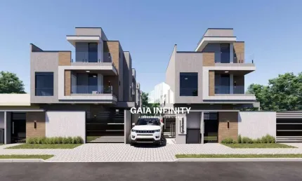 Sobrado com 3 dormitórios à venda, 135 m² por R$ 849.000 - Boqueirão - Curitiba/PR