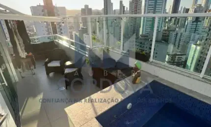 Cobertura duplex mobiliada próximo a terceira avenida em balneário camboriú!