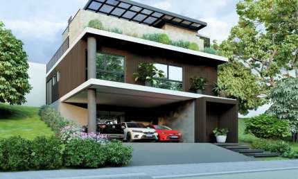 Green House Haras - Luxuosa casa de 4 suítes com 3 salas, 5 banheiros e 3 vagas de garagem em Balneário Camboriú-SC, bairro Ariribá.