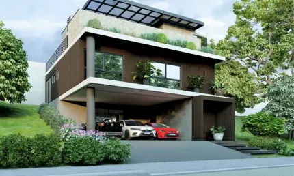 Green house haras - luxuosa casa de 4 suítes com 3 salas, 5 banheiros e 3 vagas de garagem em balneário camboriú-sc, bairro ariribá.