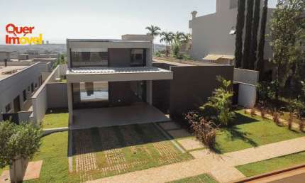 Imóvel de alto padrão no Condomínio Alphaville 1 em Ribeirão Preto-SP  3 suítes, 2 salas, 5 banheiros e 4 vagas  279,00 m²  Quer Imóvel Negócios Imobiliários