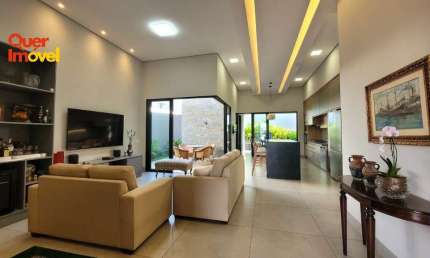 Casa de Luxo à Venda em Condomínio na AVENIDA OSCAR NIEMEYER, Quinta dos Ventos, Ribeirão Preto-SP - 3 suítes, 4 vagas - Quer Imóvel Negócios Imobiliários