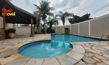 Casa de alto padrão à venda no City Ribeirão, zona leste de Ribeirão Preto-SP  4 quartos, 2 suítes, 3 salas, 5 banheiros, 5 vagas  415,00 m²  Quer Imóvel Negócios Imobiliários.
