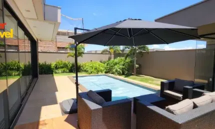 Casa em condomínio de luxo à venda em ribeirão preto-sp, bairro terras de florença  350m² de área