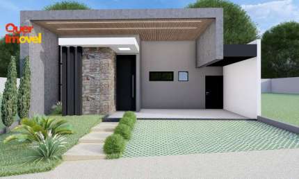 Residencial Quinta da Mata 1: Casa em Condomínio à Venda em Ribeirão Preto-SP - 3 quartos, 3 suítes, 2 salas, 5 banheiros, 4 vagas, 152,37m² - Quer Imóvel Negócios Imobiliários