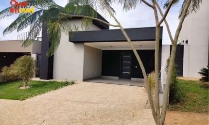 Impecável casa em condomínio à venda em Ribeirão Preto-SP, Jardim Cybelli: 3 quartos, 3 suítes, 1 sala, 4 banheiros, 4 vagas - 182,00 m²