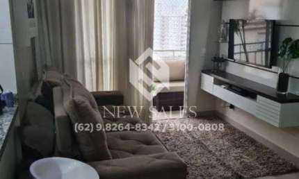 Apartamento mobiliado 3 quartos, andar alto - Setor Goiânia 2
