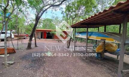 Rancho no Rio Araguaia-Go Bandeirantes ! 1.500 metros! Oportunidade!