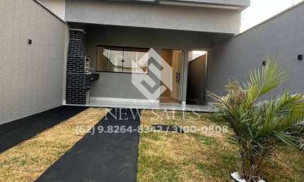 Linda Casa com 2 Quartos sendo 1 Suíte - Residencial Scala
