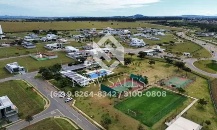 Terreno em condomínio fechado à venda na Alameda Bulgária, 32, Terras Alpha Residencial 2, Senador Canedo