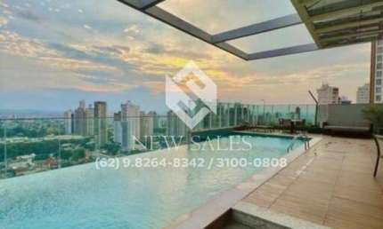 Apartamento Andar Alto, Moderno e Aconchegante - Setor Bueno