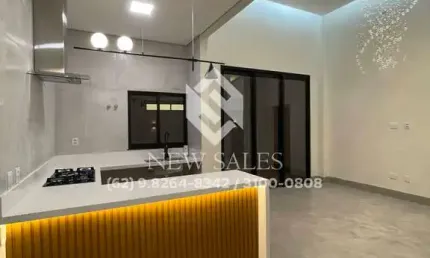 Casa em condomínio fechado com 4 quartos à venda na Alameda Bulgária, 21, Terras Alpha Residencial 2, Senador Canedo