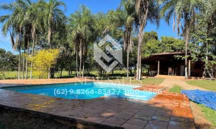Chácara com 5 quartos, piscina 25.000 m² proximo aparecida zona rural