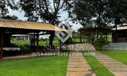 chacara 1270 mts2 hidrolandia area de lazer completa