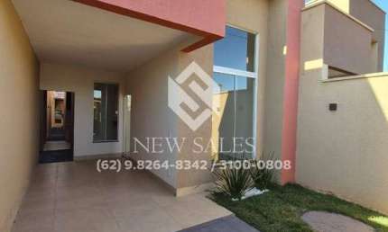 Casa nova c/ 3 quartos (1 suíte), espaço gourmet - Setor Maysa II/ Trindade