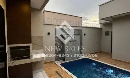 CASA NOVA DE ALTO PADRÃO NO RESIDENCIAL ALICE BARBOSA PRONTA PARA MORAR!