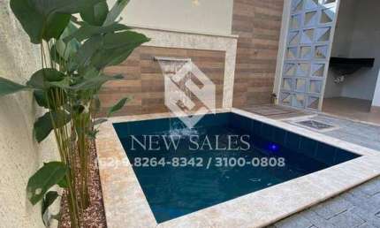 Casa 3 quartos 2 suites ( piscina )210 mts jardim atlantico