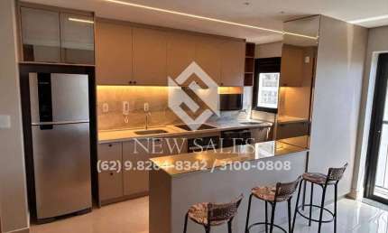 Apartamento c/ 75m², andar alto - Setor Bueno SEMI IMOBILIADO