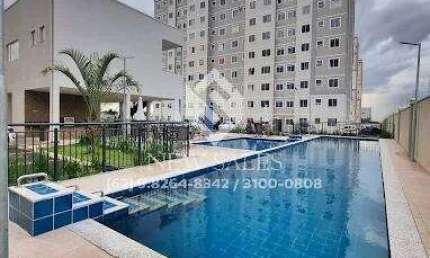 apartamento 2 quartos 1 vaga coberta 49 mts nascente setor faiçaville