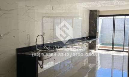 Casa térrea nova c/ 3 suítes, piscina - Setor Sudoeste