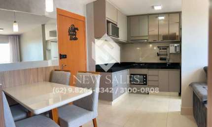 APARTAMENTO 2 QUARTOS 1 SUITE, MOBILHADO NASCENTE SETOR FAIÇAVILLE