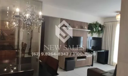 Apto 58m² 2Q 1 Suíte Mobiliado todo climatizado - Residencial Livre Buritis