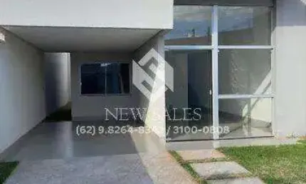 Casa nova, 3 quartos 1 suíte, área gourmet - Setor Moinho dos Ventos