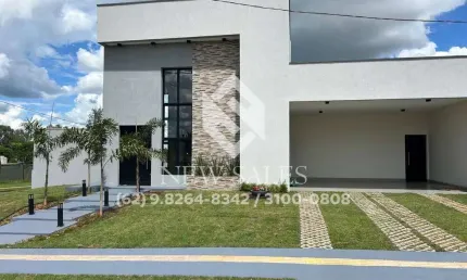 Casa térrea com 3 suítes plenas, piscina - Terras Alpha