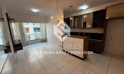 Apto 3 quartos com varanda e lazer completo 13º andar  semi-mobiliado